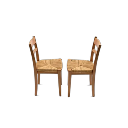furniture, hair, shoes, 3d render, photorealistic, two, wooden, chairs transparent PNG cut-out