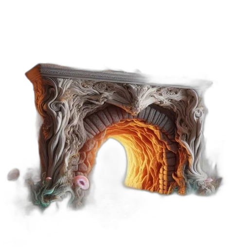 hair, dragon, food, furniture, concept art, 3d render, fantasy art, photorealistic transparent PNG cut-out
