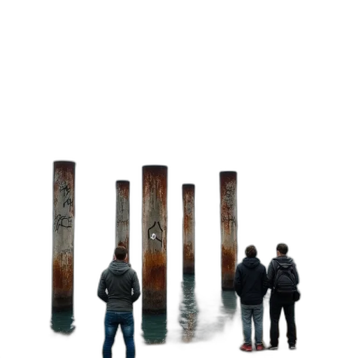 staff, furniture, weapon, jacket, 3d render, concept art, photorealistic, fog transparent PNG cut-out