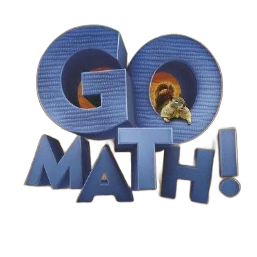3d render, image, features, title, math, large, blue, letters transparent PNG cut-out