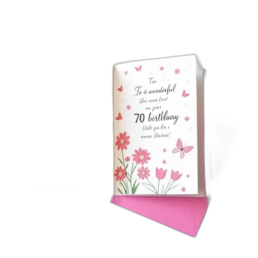 jewelry, 3d render, greeting, card, floral, design, front, featuring transparent PNG cut-out