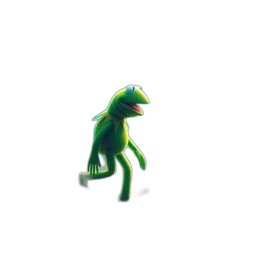 creature, dragon, animal, staff, 3d render, concept art, pixel art, vaporwave transparent PNG cut-out
