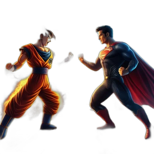 concept art, comic book art, 3d render, fantasy art, two, animated, characters, stand transparent PNG cut-out