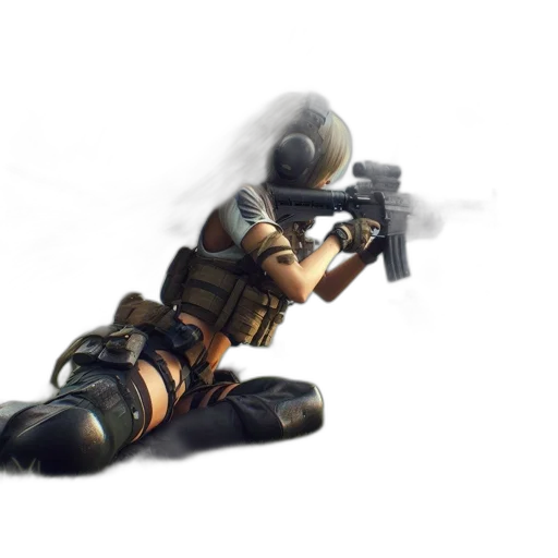 weapon, robot, staff, concept art, 3d render, photorealistic, pixel art, woman transparent PNG cut-out