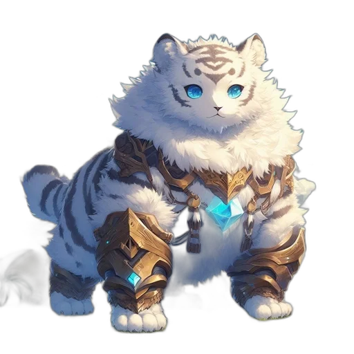 animal, creature, staff, fantasy art, concept art, pixel art, 3d render, blue transparent PNG cut-out
