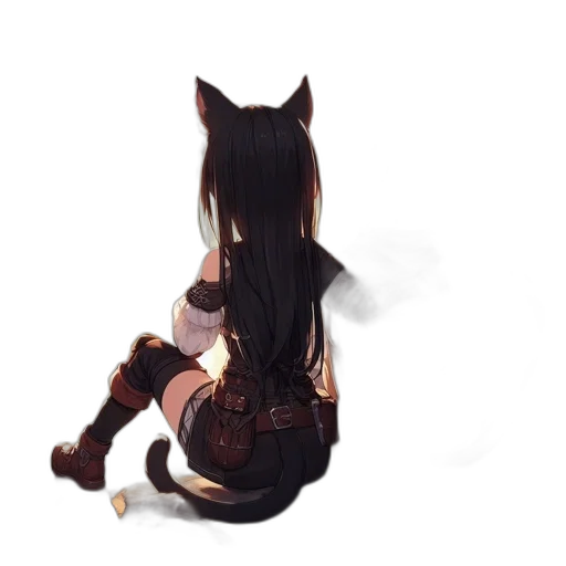 dress, staff, mask, creature, fantasy art, concept art, 3d render, anime transparent PNG cut-out