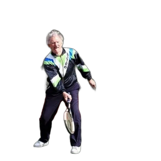 staff, jacket, creature, older transparent PNG cut-out
