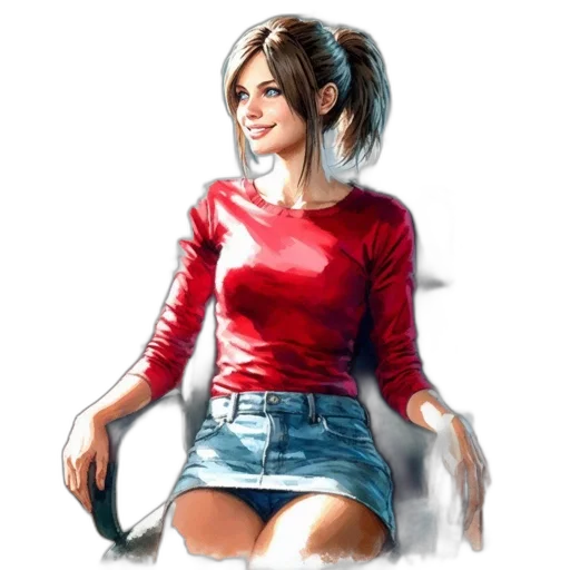 dress, face, staff, jacket, concept art, photorealistic, fantasy art, comic book art transparent PNG cut-out