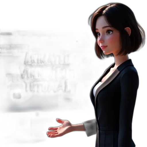 dress, robot, concept art, 3d render, fantasy art, photorealistic, city street, second transparent PNG cut-out