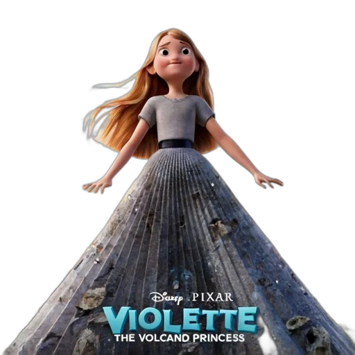 dress, concept art, 3d render, young, blonde, girl, stands, front transparent PNG cut-out