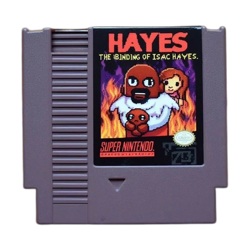 pixel art, fire, red, nes, cartridge, featuring, hayes, binding transparent PNG cut-out