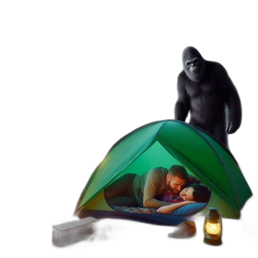 animal, creature, umbrella, concept art, 3d render, photorealistic, fantasy art, night transparent PNG cut-out