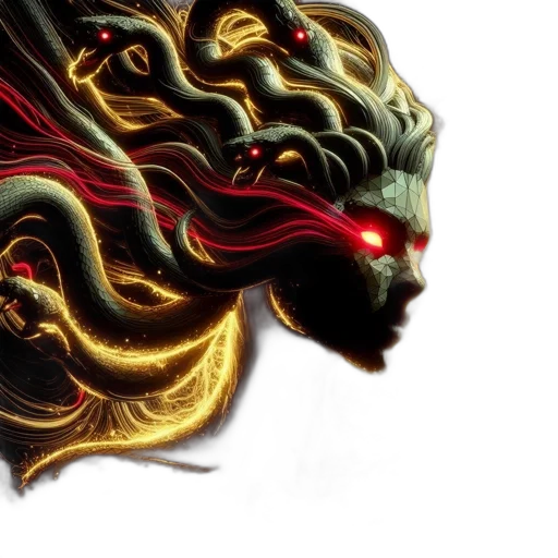 mask, hair, dragon, face, concept art, fantasy art, photorealistic, 3d render transparent PNG cut-out