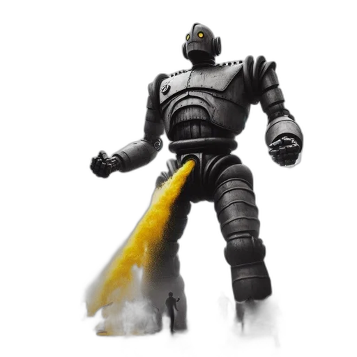 robot, staff, weapon, sword, concept art, 3d render, fantasy art, outer space transparent PNG cut-out