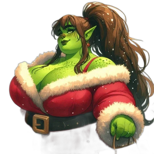 concept art, fantasy art, comic book art, pixel art, green, anthropomorphic, creature, skin transparent PNG cut-out