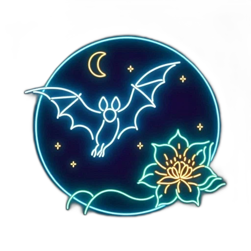 dragon, fantasy art, pixel art, concept art, vaporwave, outer space, dark, neon transparent PNG cut-out