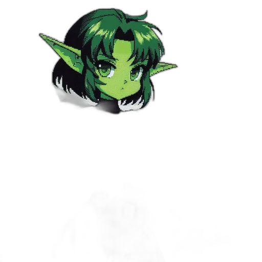 staff, mask, face, dragon, pixel art, concept art, fantasy art, watercolor transparent PNG cut-out
