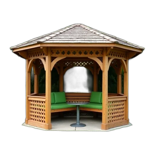 furniture, building, umbrella, staff, 3d render, photorealistic, concept art, pixel art transparent PNG cut-out