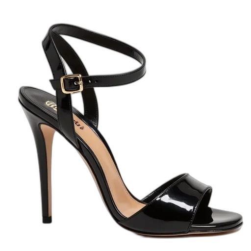 shoes, chloe, strappy, patent, sandals transparent PNG cut-out