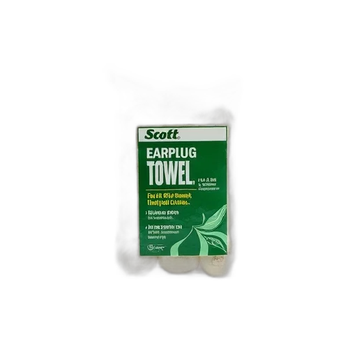 green, single, unopened, package, scott, towel, 3-ply, earplugs transparent PNG cut-out