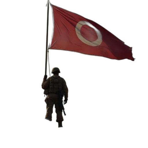staff, weapon, concept art, 3d render, red, two, soldiers, army transparent PNG cut-out