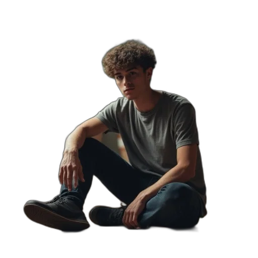 shoes, face, jacket, hair, photorealistic, pixel art, concept art, cartoon transparent PNG cut-out