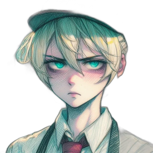hat, staff, face, mask transparent PNG cut-out