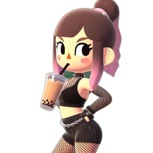 dress, 3d render, pixel art, cartoon, concept art, pastel, monochrome, dark transparent PNG cut-out