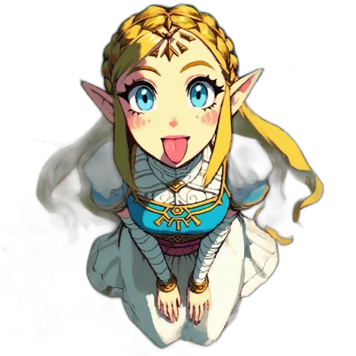 staff, face, crown, dress, pixel art, concept art, fantasy art, anime transparent PNG cut-out