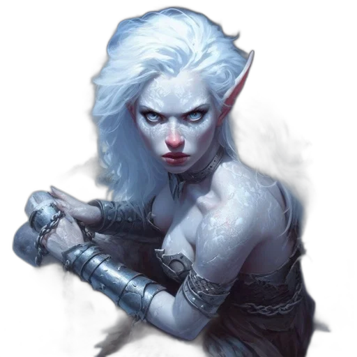 face, fantasy art, concept art, comic book art transparent PNG cut-out