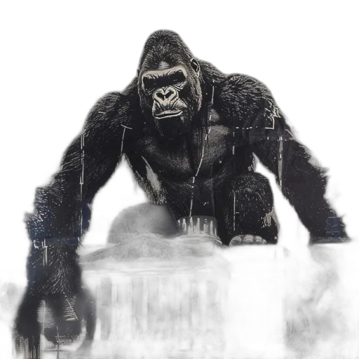 creature, animal, mask, jacket, concept art, comic book art, pencil sketch, photorealistic transparent PNG cut-out
