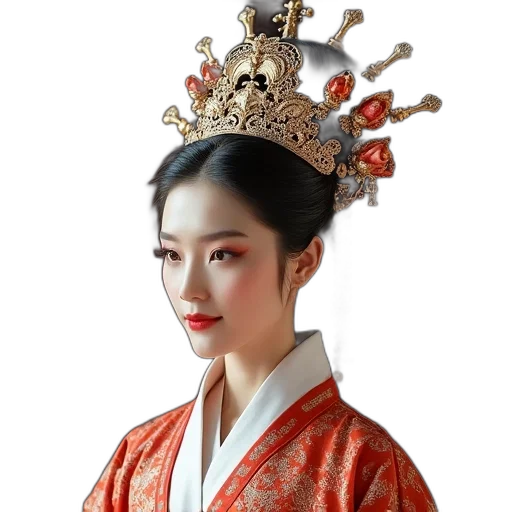 crown, staff, jewelry, dragon transparent PNG cut-out