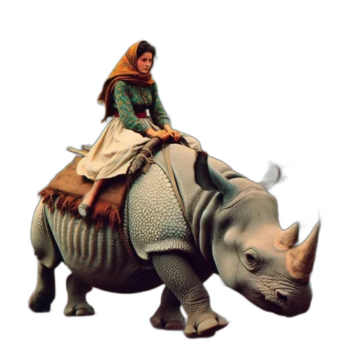 animal, concept art, 3d render, fantasy art, photorealistic, young, woman, dressed transparent PNG cut-out