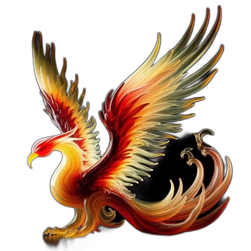 dragon, animal, fantasy art, 3d render, concept art, photorealistic, lifelike, glass transparent PNG cut-out