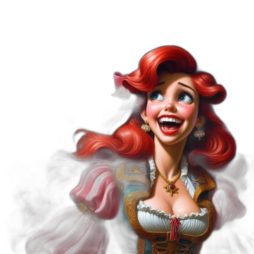 face, dress, fantasy art, photorealistic, comic book art, concept art, artistic, scene transparent PNG cut-out