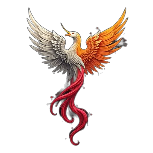 dragon, staff, fantasy art, concept art, 3d render, pixel art, red, studio transparent PNG cut-out