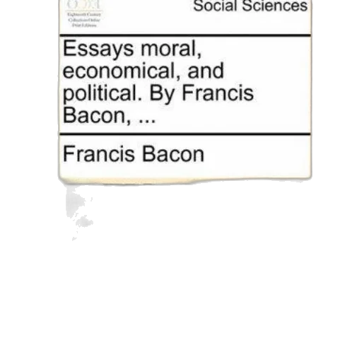 image, book, cover, titled, essays, moral, economical, political transparent PNG cut-out