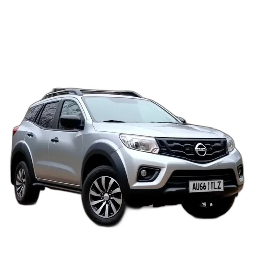 car, 3d render, silver, suv, parked, gravel, driveway, vehicle transparent PNG cut-out