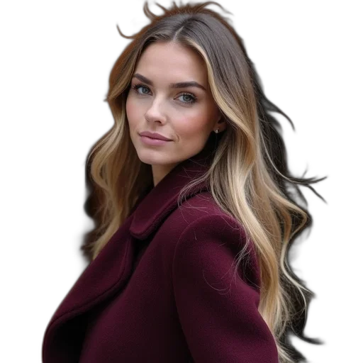 jacket, hair, dress, face, photorealistic, oil painting, cartoon, watercolor transparent PNG cut-out