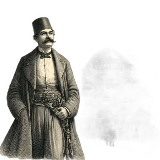 staff, face, mask, concept art, pencil sketch, photorealistic, fog, rain transparent PNG cut-out