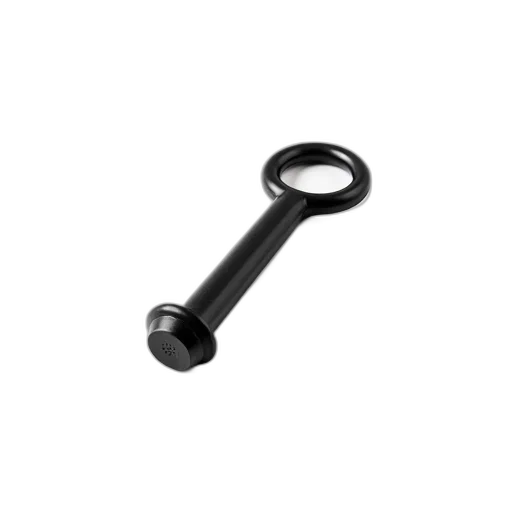 staff, weapon, jewelry, umbrella, 3d render, black, plastic, handle transparent PNG cut-out