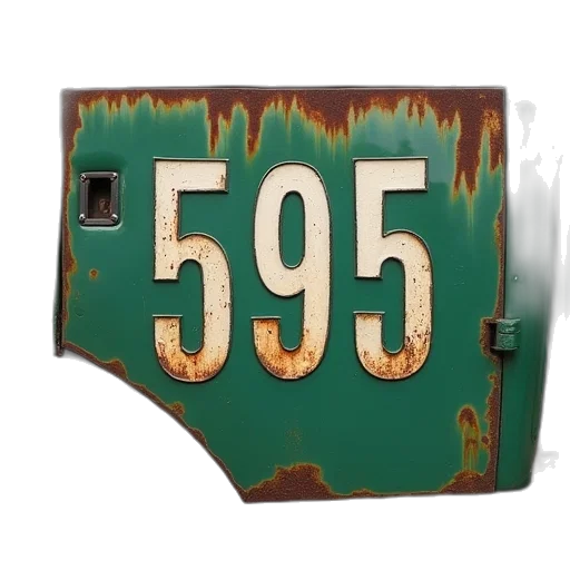 weapon, car, 3d render, number transparent PNG cut-out