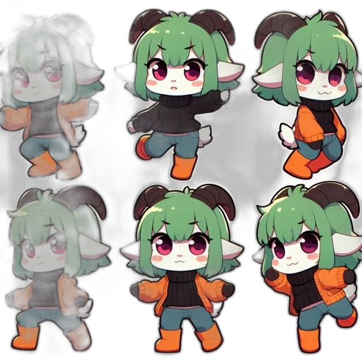 concept art, pixel art, 3d render, anime, green, earth tones, monochrome, dark transparent PNG cut-out