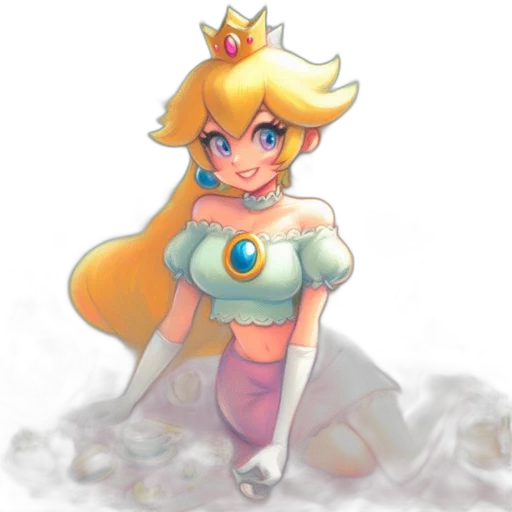 crown, dress, staff, jewelry, watercolor, pixel art, concept art, fantasy art transparent PNG cut-out