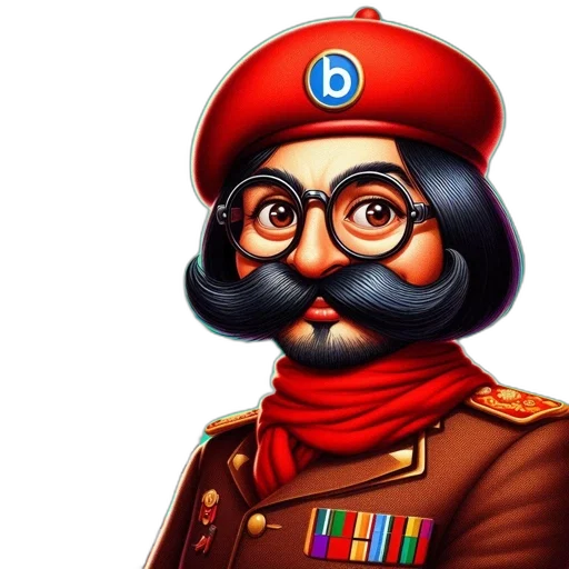 staff, face, mask, hat, concept art, pixel art, cartoon, comic book art transparent PNG cut-out