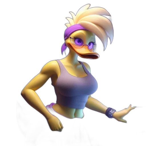 mask, animal, creature, face, 3d render, concept art, pixel art, vaporwave transparent PNG cut-out