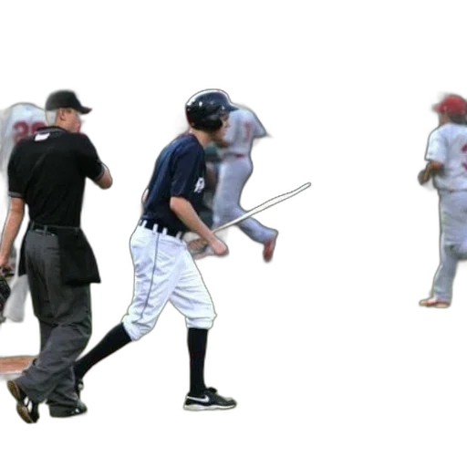 baseball, player, blue, uniform transparent PNG cut-out