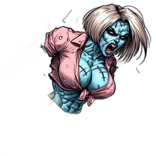 face, creature, mask, staff, comic book art, concept art, cartoon, fantasy art transparent PNG cut-out