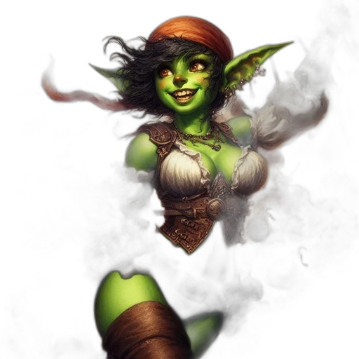 staff, fantasy art, concept art, pixel art, comic book art, green, anthropomorphic, character transparent PNG cut-out