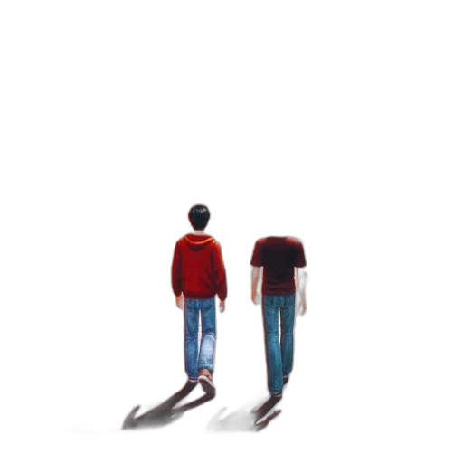 jacket, shoes, staff, robot, pixel art, concept art, 3d render, comic book art transparent PNG cut-out